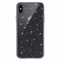 Crystal Glitter apvalks Iphone X/XS (5,8") sudraba