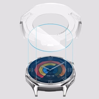 Tech-Protect Easy Set+ 2 komplekts rūdītais stikls Huawei Watch GT 5 46 mm - caurspīdīgs