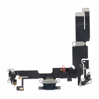 Uzlādes fleksis USB IPHONE 14 Plus melns (izvilkts)