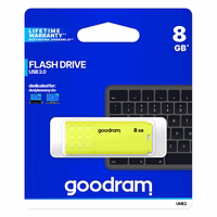 GOODRAM UME2 USB atmiņa - 8GB USB 2.0 DZELTENA