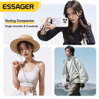 USB Kabelis Essager "Rope" zils 60W "Type-C / Type-C" 30cm