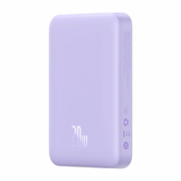 Powerbank Baseus Magnetic Mini 10000mAh, USB-C 20W MagSafe (violeta)