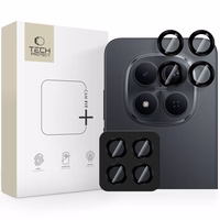Tech-Protect Camring Fit+ kameras vāciņš priekš Xiaomi Redmi Note 15 Pro 5G / 15 Pro+ - Melns