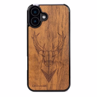 Bewood maciņš for iPhone 16 Plus 6,7" Deer Imbuia