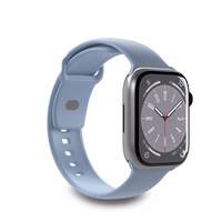 Puro Icon silikona siksniņa Apple Watch 42/44/45/49 mm - gaiši zils (2 gab.)