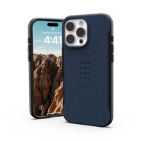 UAG Civilian Magsafe iPhone 16 Pro Max viedtālruņa apvalks – zils