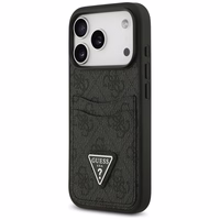 Guess 4G Nauble Card Triangle apvalks iPhone 17 Pro - melns
