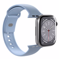 Puro Icon silikona siksniņa Apple Watch 38/40/41 mm - gaiši zils (2 gab.)