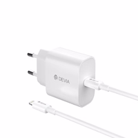 Devia wall lādētājs Viedais PD GaN 30W 1x USB-C balts