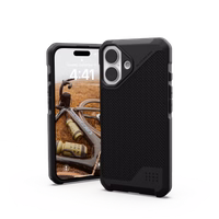 UAG Metropolis LT Magsafe viedtālruņa apvalks iPhone 16 - melns