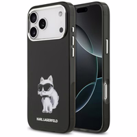 Etui Karl Lagerfeld IML Aquarelle        Choupette & Logo MagSafe do iPhone 17 Pro Max melns