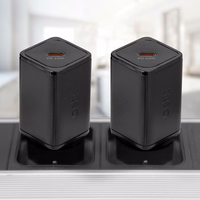 SBS TETRGAN1C45W 45W GaN USB-C sienas lādētājs ar Power Delivery - melns