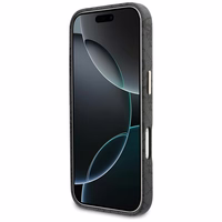 Guess 4G Script MagSafe futrālis iPhone 17 Pro Max - melns