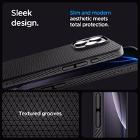 Spigen Liquid Air viedtālruņa apvalks iPhone 16 Pro - melns