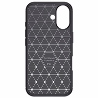 Beline Carbon Armor maciņš iPhone 16 Plus 6.7" melns