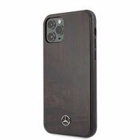 Mercedes Wood Line Rosewood apvalks iPhone 11 Pro Max - brūns