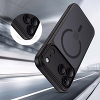 Tech-Protect Magpeak MagSafe CC viedtālruņa apvalks iPhone 17 Pro - matēti melns