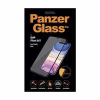 PanzerGlass E2E Super+ aizsargstikls iPhone XR / 11 - ar melnu rāmi
