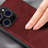 Maciņš X-Level "Earl III Collection" Apple iPhone 16 Pro Max sarkans