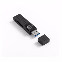 XO karšu lasītājs 2 in 1 DK05B USB 3.0 melns