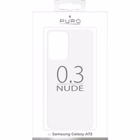 PURO 0.3 Nude - maciņš Samsung Galaxy A72 (clear)