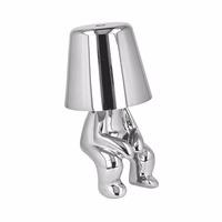 Nakts lampa Silver Man dizains L