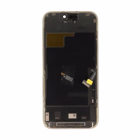 Mecanico Soft OLED ekrāns Incell iPhone 15 Pro ar rāmi (Support IC Transplant) - melns