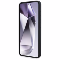 Karl Lagerfeld silikona viedtālruņa apvalks Double Heads un Circle MagSafe Samsung Galaxy S25 Plus melns