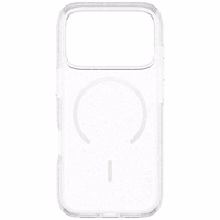 CARE by PanzerGlass Flagship Urban Explorer viedtālruņa apvalks ar baltu magnētisko MagSafe, paredzēts iPhone 17 Pro – caurspīdīgs ar spīdumiem