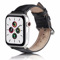 Beline Siksniņa Apple Watch Leather 38/40/41mm melns