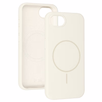 Magnētiskais plānais silikona viedtālruņa apvalks Iphone 16e akmens krāsa