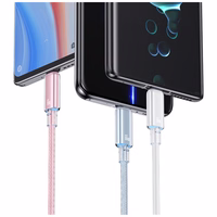 Kabelis USAMS Cloud Series US-SJ658 6A USB-A uz USB-C 1,2m rozā