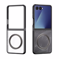 DUX DUCIS viedtālruņa apvalks AIMO MAG saderīgs ar MagSafe SAMSUNG Flip7 - melns