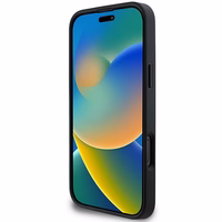 DKNY putuots Stack logotips iPhone 16 Pro apvalks melns