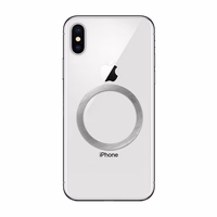 Universāla apaļa plāksne / magnētiskais gredzens saderīgs ar MagSafe sudraba