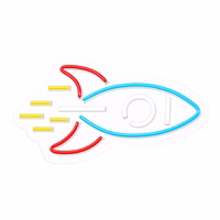 Neon PLEXI LED ROCKET multicolor NNE18 Neolia