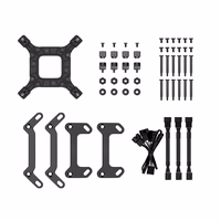 DeepCool LS720S Zero Dark Processor All-in-one liquid cooler 12 cm melns 1 pc(s)