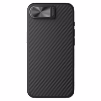 Nillkin CarboProp Magnetic maciņš with kameras vāciņš and statīvs iPhone 16e / 17e - melns