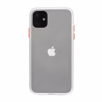 Vennus Color Button Bumper viedtālruņa apvalks Iphone 6/6S caurspīdīgs