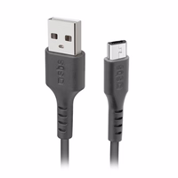 SBS TECABLEMICRO2K USB-A - Micro-USB kabelis 2 m - melns