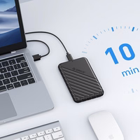 Orico 25PW1C-C3 2,5" HDD/SSD USB-C 3.1 6 Gb/s diskdzinis - melns
