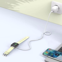 Tech-Protect UltraBoost USB-C indukcijas lādētājs Apple Watch 1m - balts