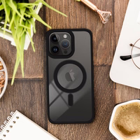 Viedtālruņa apvalks COLOR EDGE MAG COVER saderīgs ar MagSafe IPHONE 16 Pro - melns