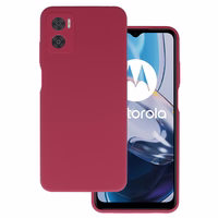 Viedtālruņa apvalks silikona Lite Motorola Moto E22/E22i (m) - bordo (m)
