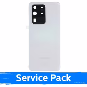 Aizmugurējais vāciņš Saderīgs ar Samsung G988 S20 Ultra / Cloud Balts / (Service Pack)