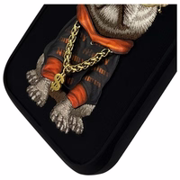 Nimmy Brilles Foršs suns viedtālruņa apvalks iPhone 16 Pro - melns