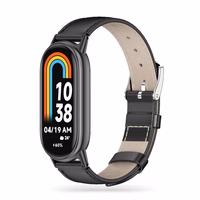 TECH-PROTECT LEATHERFIT XIAOMI SMART BAND 8 / 9 / NFC MELNS
