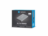 NATEC HDD ENCLOSURE RHINO GO (USB 3.0, 2.5", pelēks)