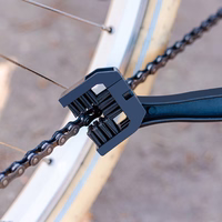 Velosipēdu ķēdes tīrītāja birste Forever Outdoor melna