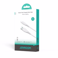 Joyroom S-A59 Vibrant Series 3A USB-A - Lightning kabelis 1.2m - balts